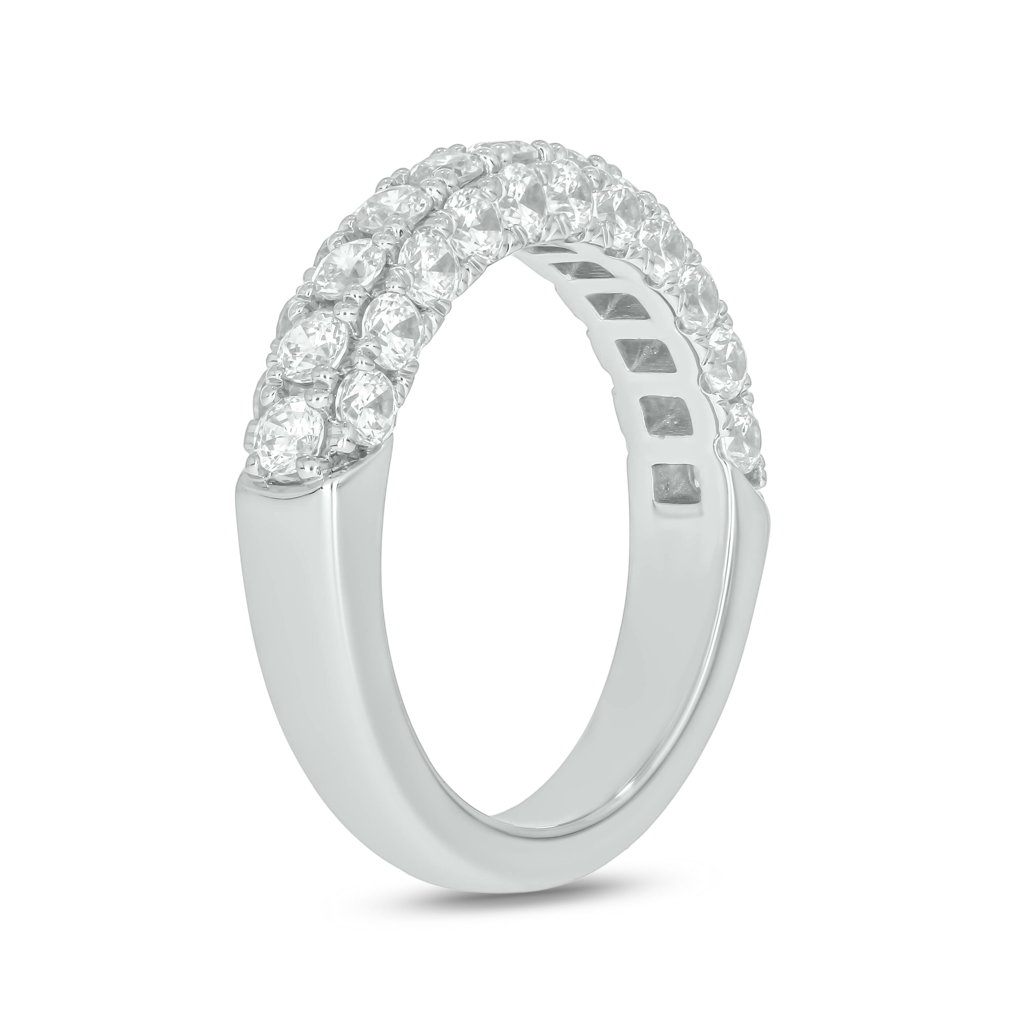 Round 1.5 ct Diamond Band in 18K White Gold Maison Birks
